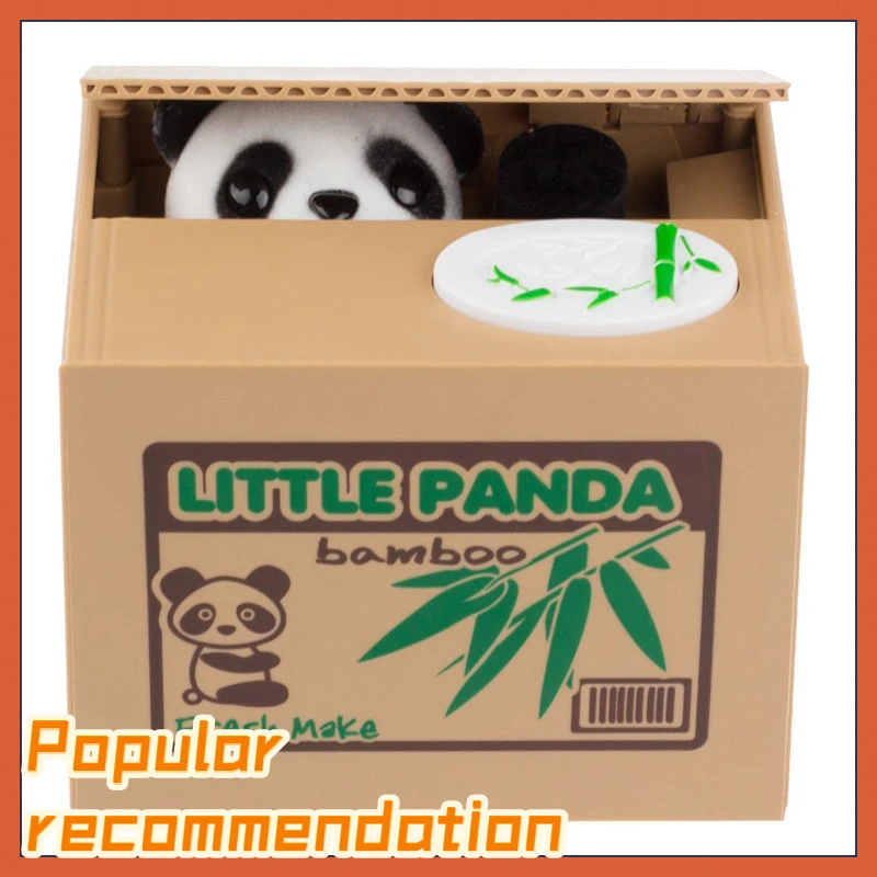 

Money Box Panda Automatically Steal Coins Cents Piggy Bank Savings Money Box Children's Money Box Children's Gifts