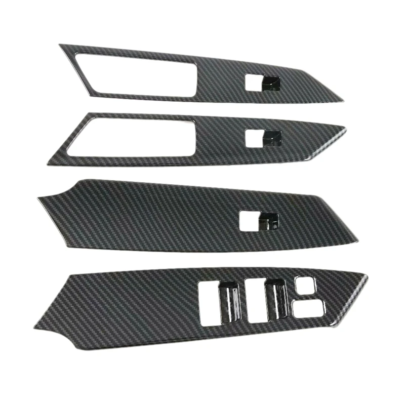 

4Pcs Car Glass Lift Switch Panel Door Armrest Lift Modification for Mitsubishi Montero / Pajero Sport 2016-2020