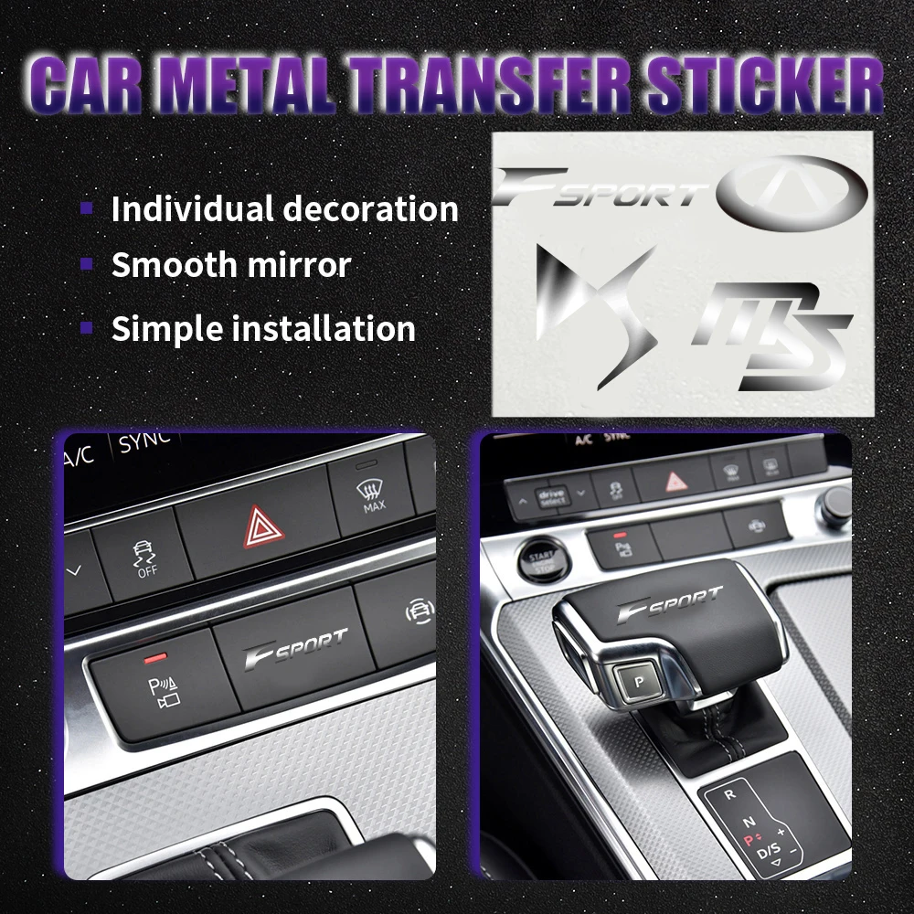

10pcs 3D Car Styling Interior Nickle Stickers Badges Auto Decoration For Alfa Romeo Giulietta 159 Giulia MiTo 147 156 GT Stelvio