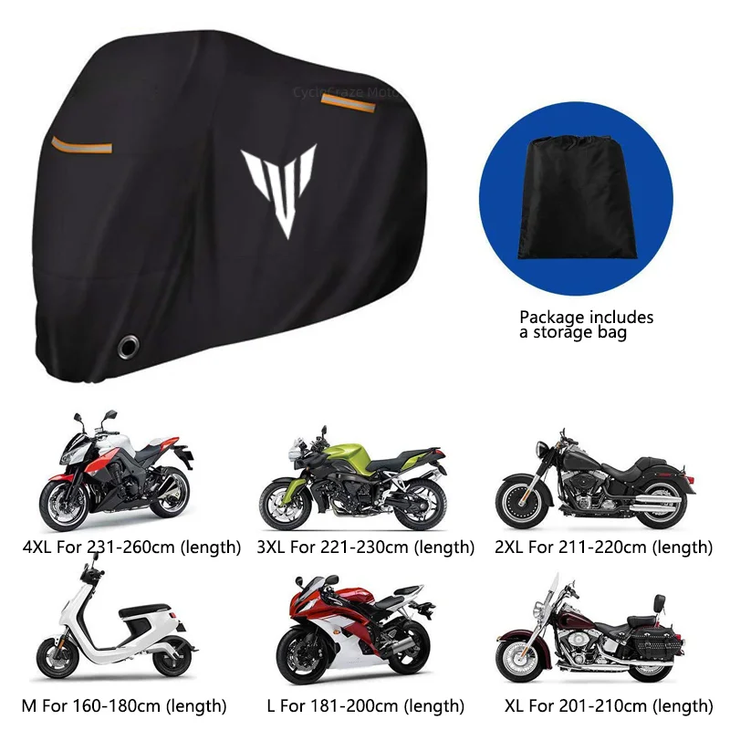 Водонепроницаемый Чехол Для Мотоцикла Yamaha Mt Серии Устойчивый К Проколам
