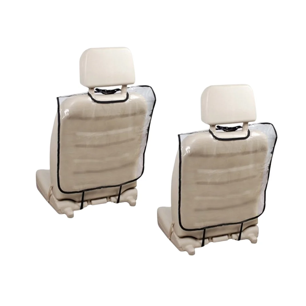 

2pcs Back Protector Pads Transparent Anti-Kick Anti-Dirty Back Mat Protetctive Cover for Children