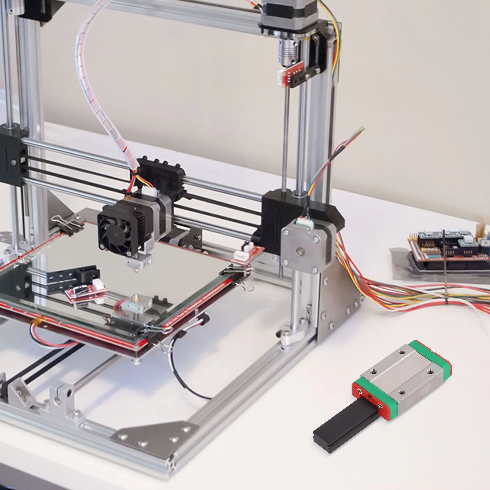 1 шт. линейный рельсовый блок MGN12H Блок Линейный длинный для MGN12 направляющий