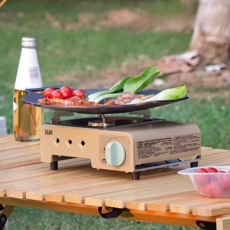 Легкая кассета для кемпинга портативная газовая мини-плита высокомощная