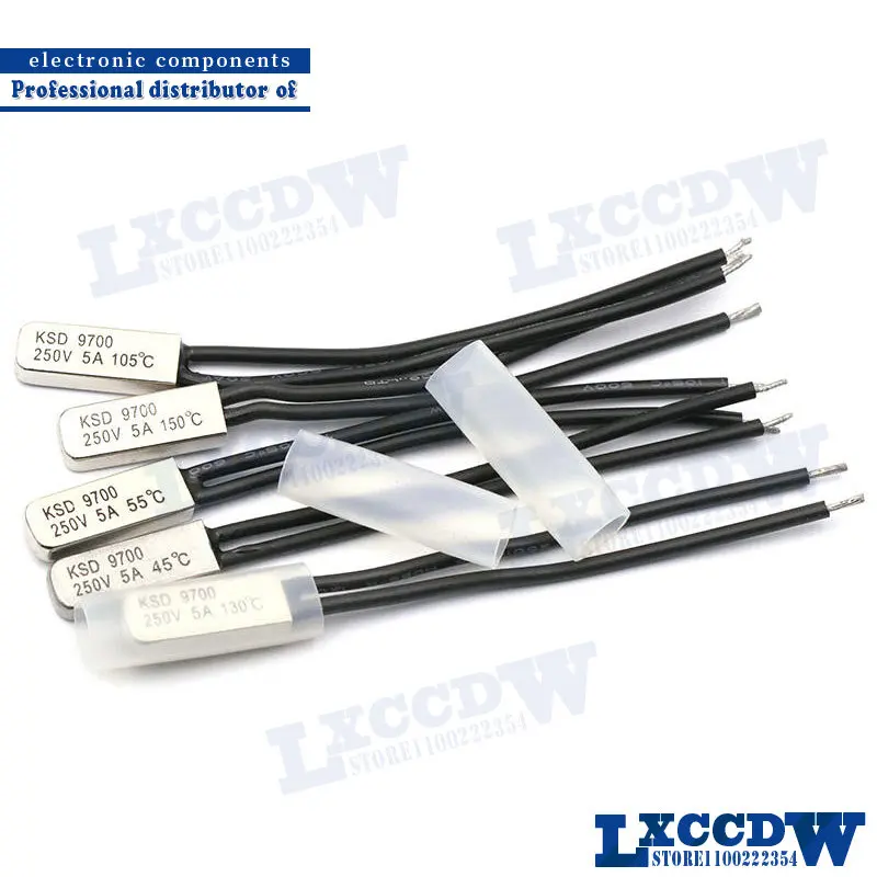 5 шт. KSD9700 250V 5A 45 50 55 60 65 70 75 80 85 90 95 100 105 110 120 125 130 140 150 градусов переключатель температуры с нормальным закрытием
