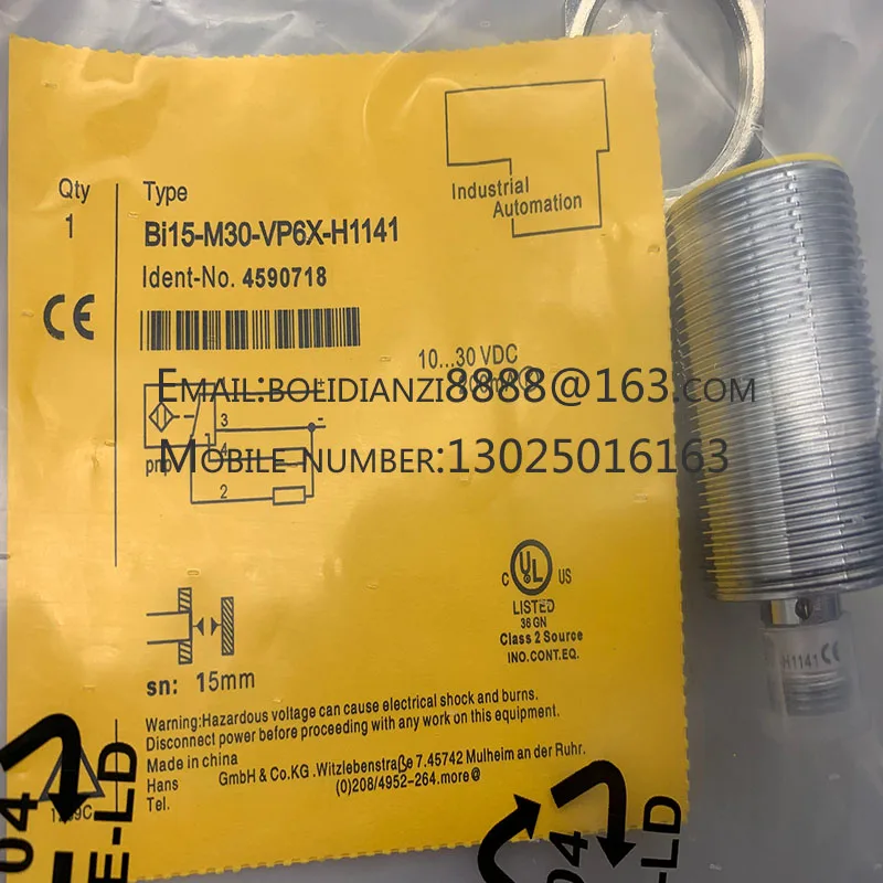 Новый датчик приближения BI15-M30-VP4X-H1141 BI15-M30-VN4X-H1141