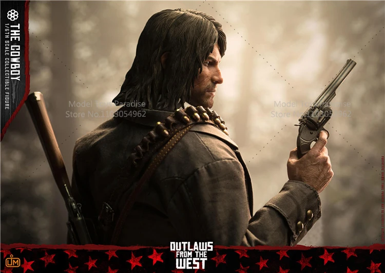 Фото LIMTOYS LIM011 1/6 Коллекционные игрушки John Marston Redemption Western Cowboy с двойной головкой 12 дюймов Фигурка Модель Подарки для фанатов №2