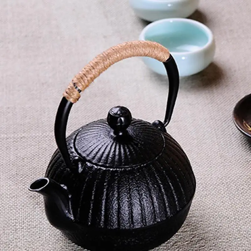 

Cast Iron Tea Kettle 550ml Japanese Tea Kettle Kitchen Supplies Tea Kettle With Anti Scald Handle For Coffee Water Milk Tea
