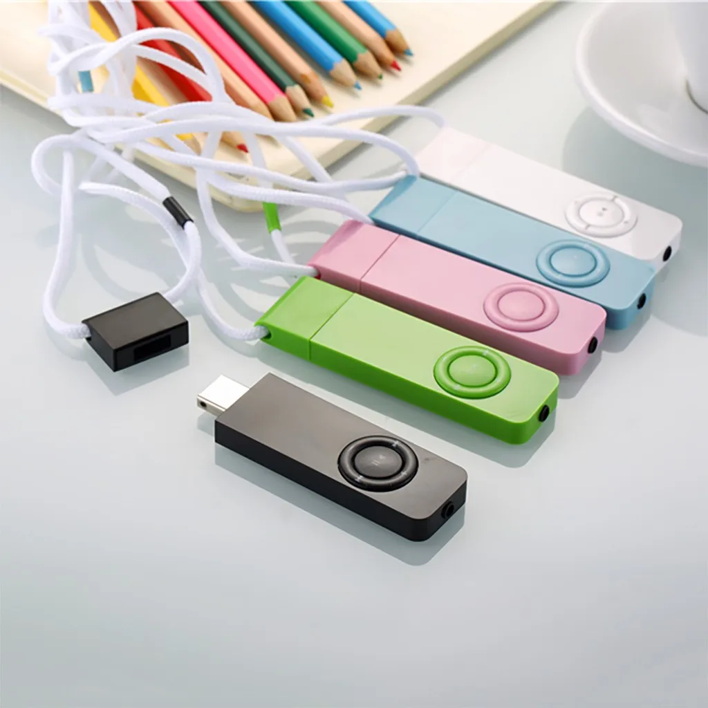 

High Quality New Music Player USB Mini Metal Clip USB MP3 Player 32GB Micro SD TF Card Music Media Portable MP3 Player L0820#3