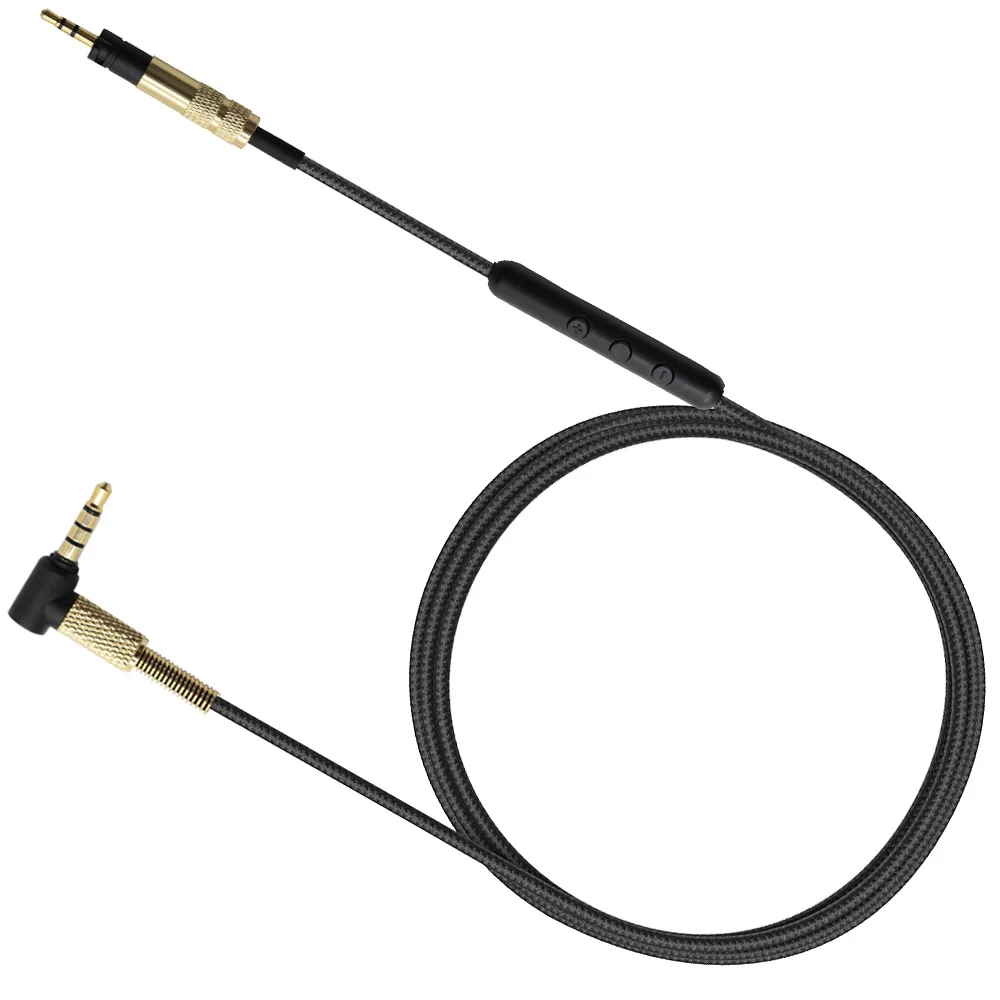 

Upgrade Replacement Braided OFC Aux Cable Extension Cord For Sennheiser Momentum 3.0 2.0 1.0 3 2 1 HD1 Over On Ear Headphones