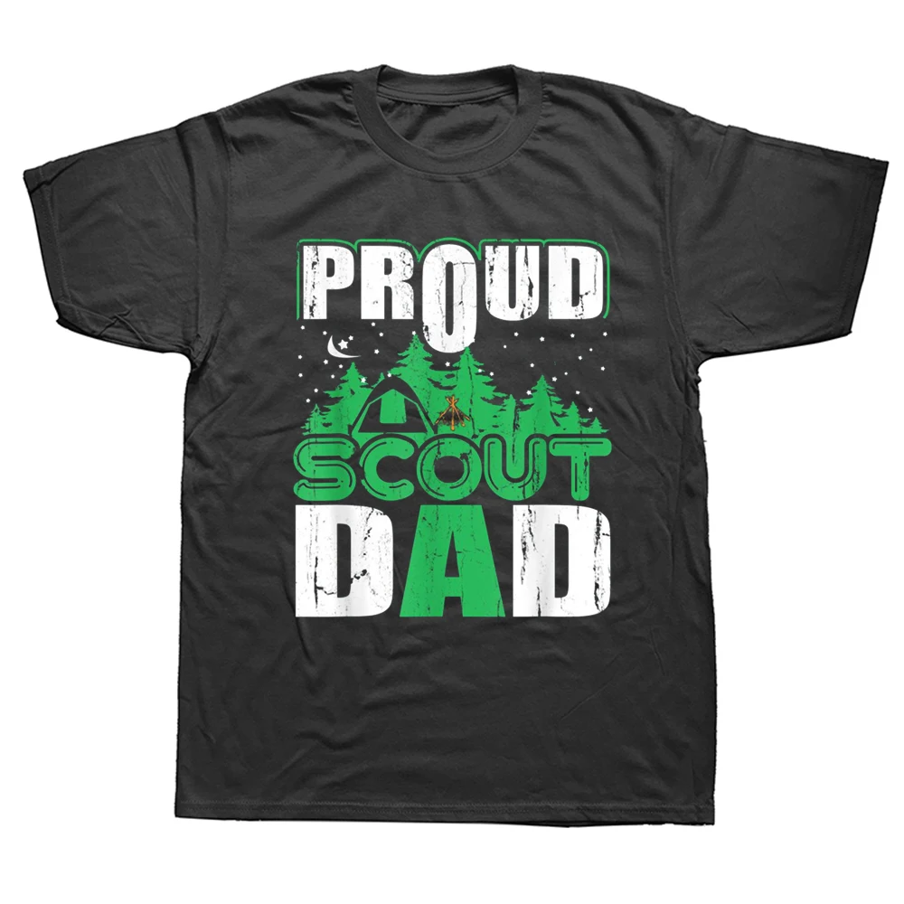 

Funny Proud Scout Dad Cub Camping Hiking Scouting Leader T Shirts Graphic Cotton Streetwear Short Sleeve Birthday Gifts T-shirt