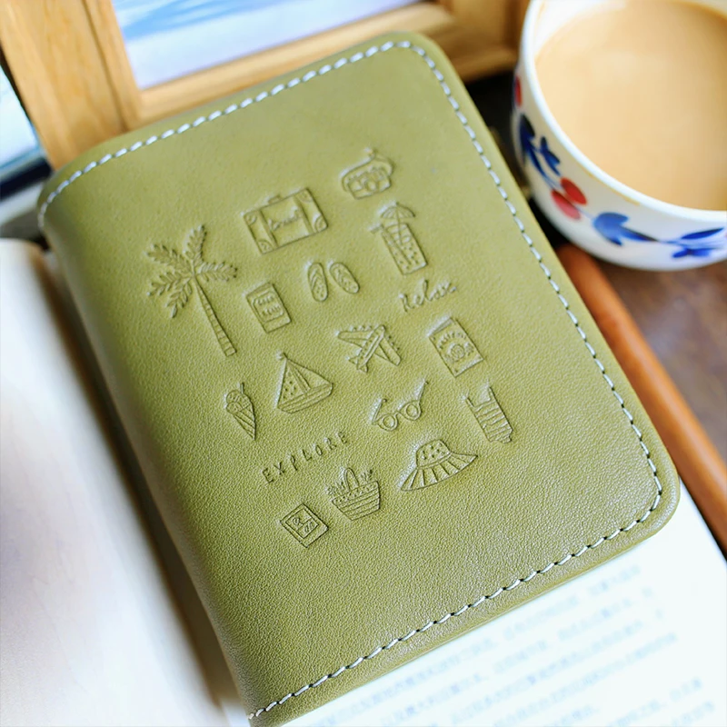 

Многофункциональный блокнот Gathersun из воловьей кожи A7