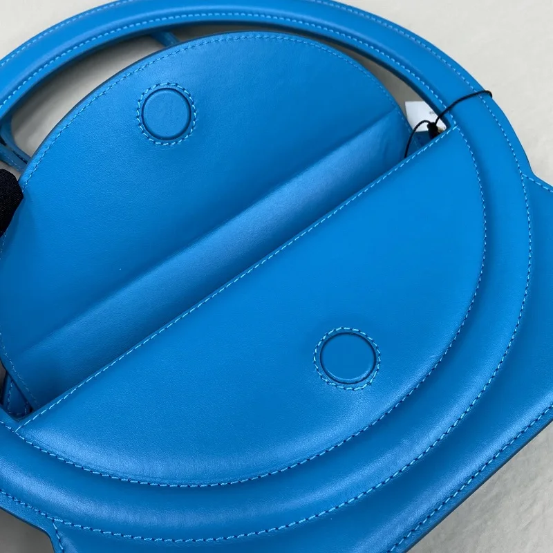 Fashion Big Circle Shaped Concave Shape Bolsas Design Hand Carry Handbags 2022 Designer Luxury Shoulder Crossbody Women's Bag