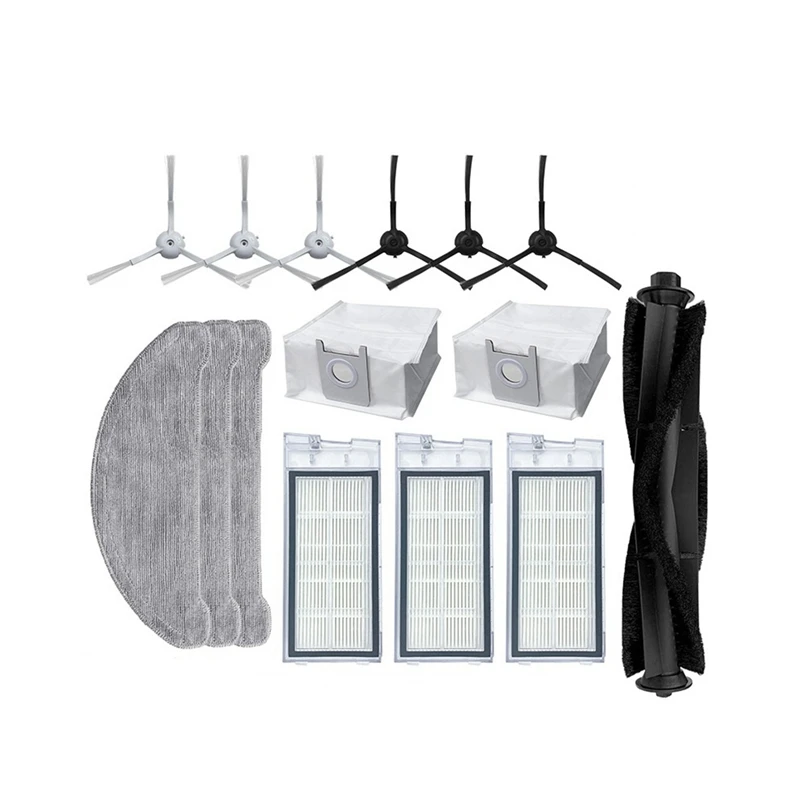 

Replacement Parts Main Brush Side Brush Hepa Filter Dust Bags Mop Cloth for Roidmi Eve Plus Vacuum Cleaner Accessories