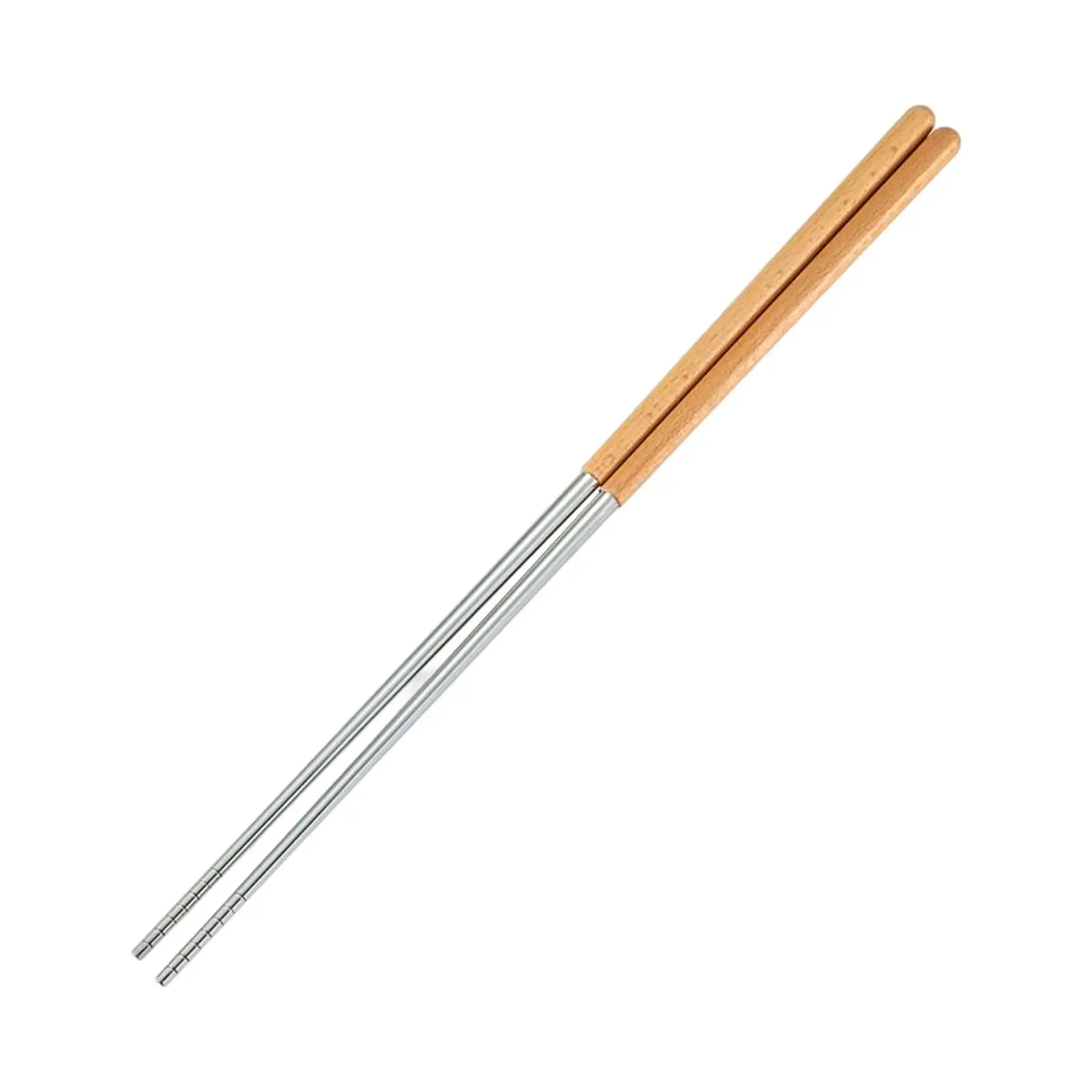 

Portable Lengthen Chopsticks Flatware Utensils Portable Stainless Steel Tableware for Camping Outdoor Barbecue Kitchen Hiking