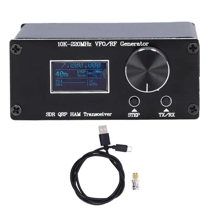 Transceptor SDR QRP HF, oscilador de frecuencia Variable HAM, VFO, generador RF 10K 220MHz