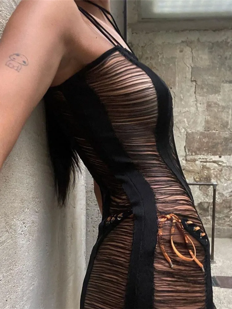 

GGBAOFAN 2023 модные вязаные рваные сексуальные комбинезоны с открытой спиной для женщин Клубные наряды Комбинезоны облегающие цельные комбинезоны