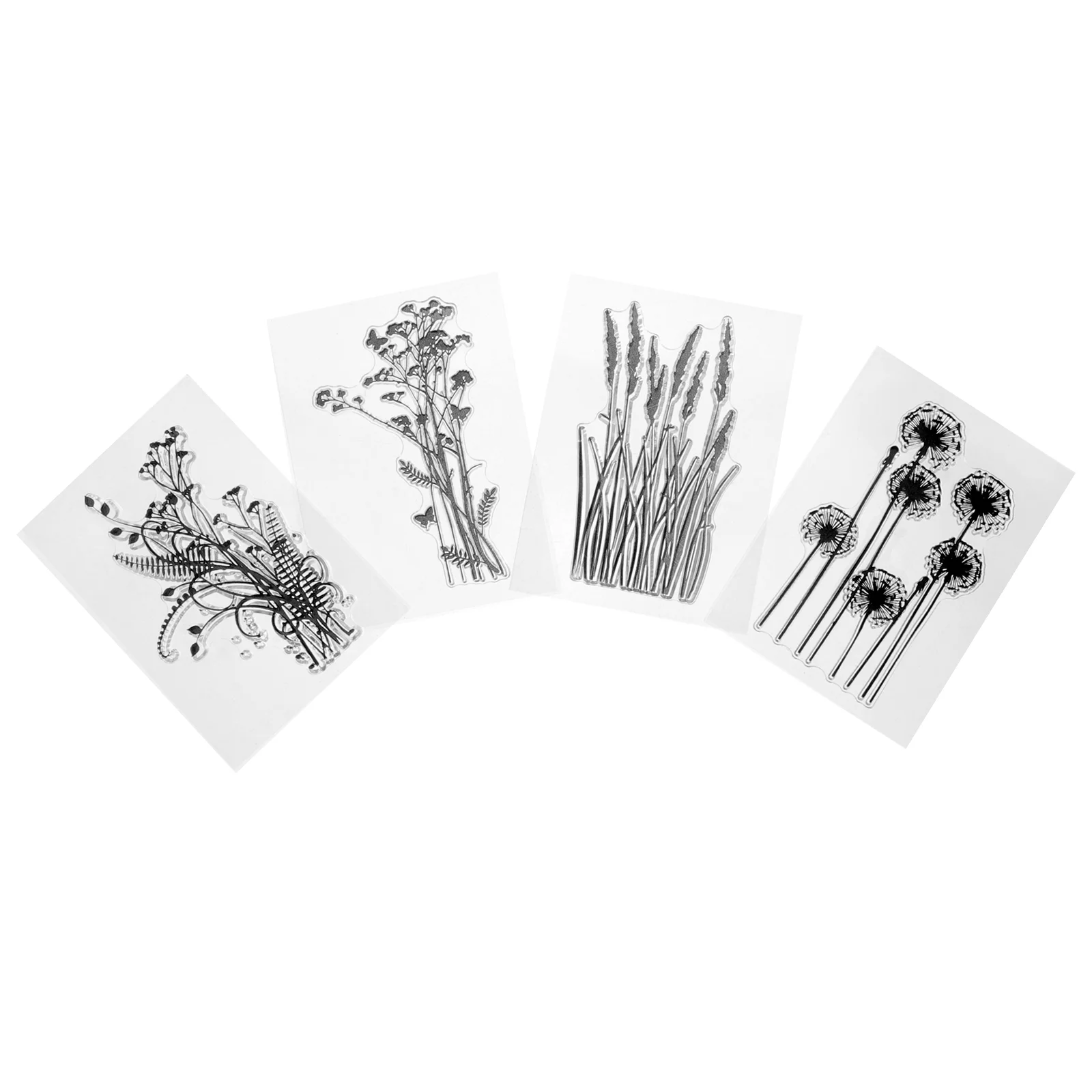 

Clear Rubber Stampset Transparent Diy Wood Flower Mounted Floral Clingcrafting Die Cuts Number Pattern Silicone Patterns Dies