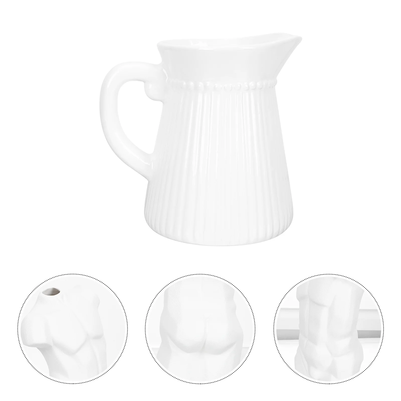 

Ceramic Vase Decorative Vase Flower Arrangement Vase Kettle Shape Vase Creative Design Vase for Home