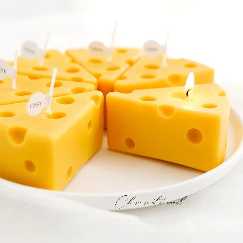 

Scented Cheese Candles Christmas Decoration Gift Home Room Wedding Engagement Party Birthday Fragrance Present Prop