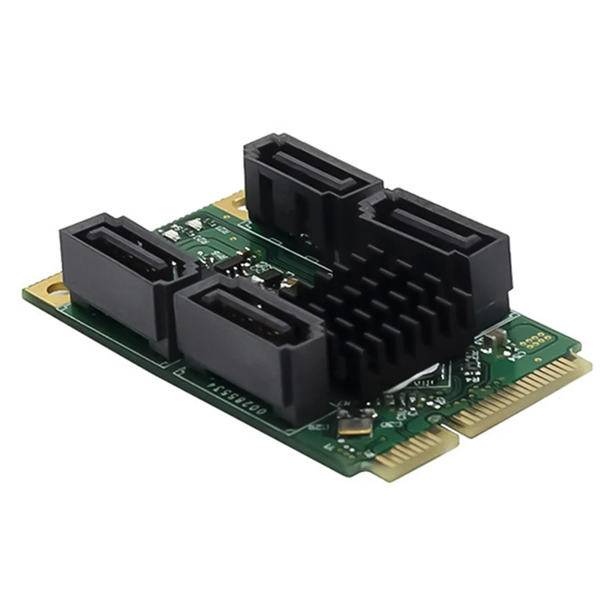 Плата расширения ST586 MiniPCIE 88SE9230 Quad SATA Ⅲ портативная для промышленного ПК