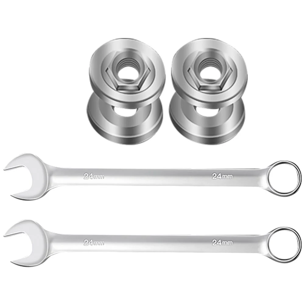 

2 Sets Angle Grinder Lock Nut Kit Wrench kit Angle Grinder Outer Inner Fix Parts