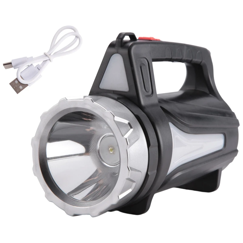 

BMDT-Portable LED Flashlight USB Rechargeable Waterproof Handheld Lantern LED Flashlights For Outdoor Camping Hiking