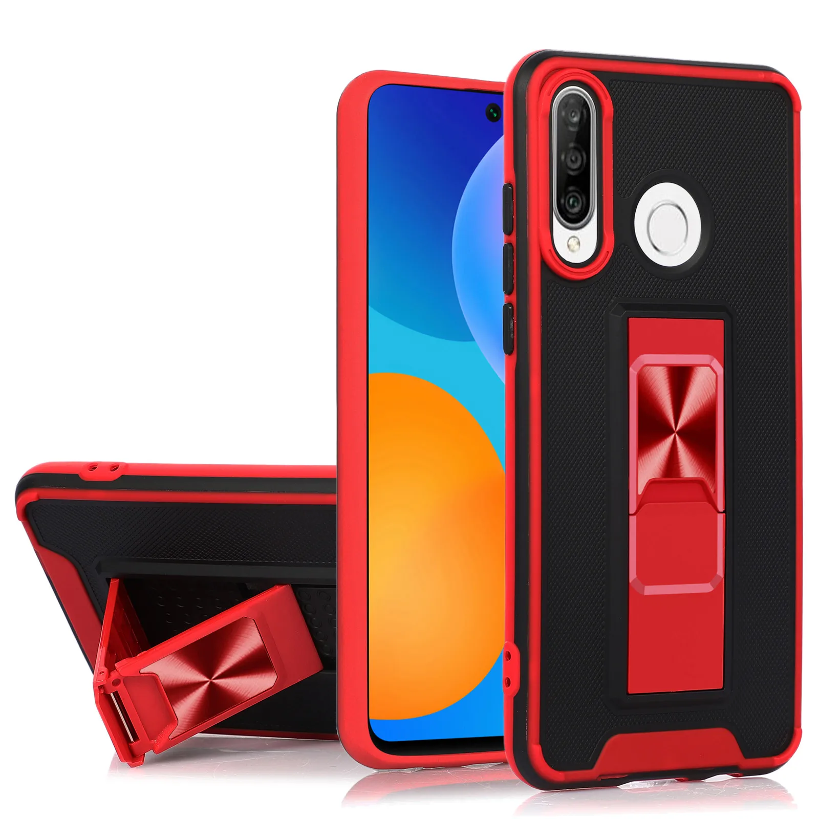 

Intelligent Car Magnetic Stand Skin Feel Shell Shock For Huawei p30lite nova4e Honor 9X 9Xpro Y9S Case Cover