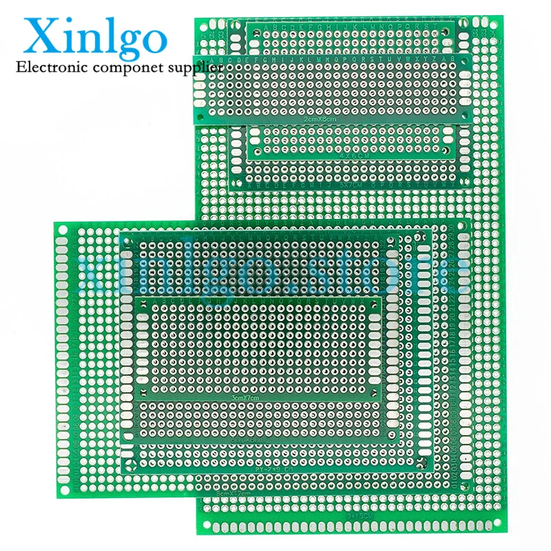 

1PCS 7x9 6x8 5x7 4x6 3x7 2x8cm Double Side Prototype Diy Universal Printed Circuit PCB Board Protoboard 4*6 6*8 5*7 3*7