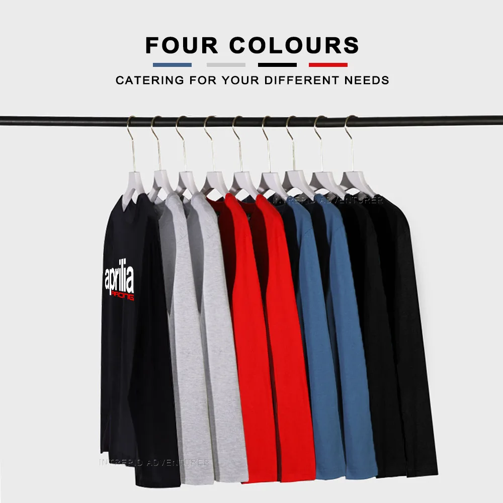 FOR aprilia racing rsv4 T Shirt Motorcycle O-Neck  New T-Shirt Long Sleeve T Shirt