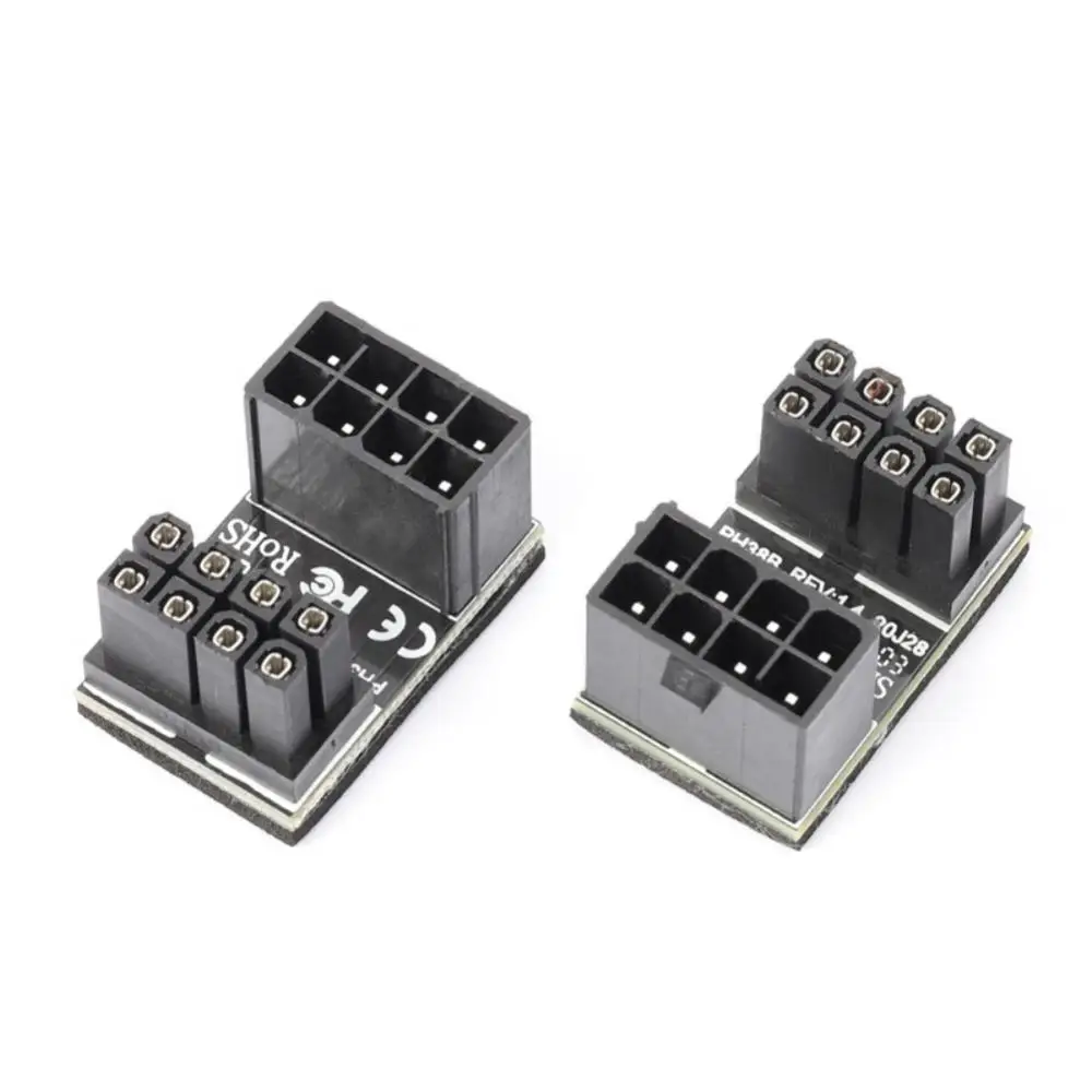 

Male Power Adapter Host Circuit Beautification Diy Eva Turns 180 Degrees 6pin 8pin Power Graphics Card Power Steering Connector