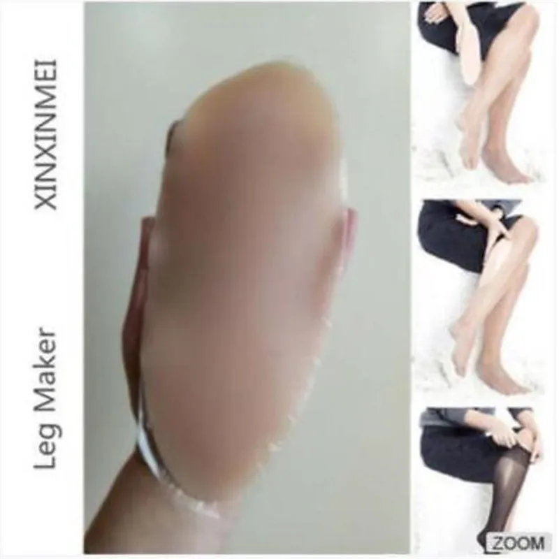 Fashion 1 Pair Silicone Leg Onlays Silicone Calf Pads for Crooked or Thin Legs Body Beauty Gift Size 21*8*0.5cm Handmade