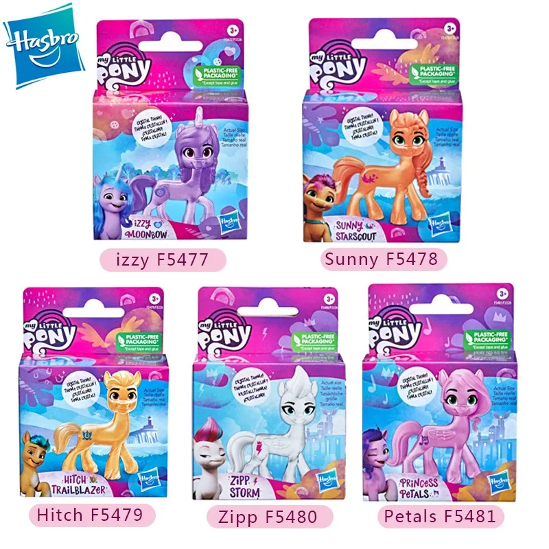 

Hasbro My Little Pony G5 Izzy Moonbow Sunny Starscout Hitch Trailblazer Zipp Storm Princess Petals Doll Gifts Toy Model Figures