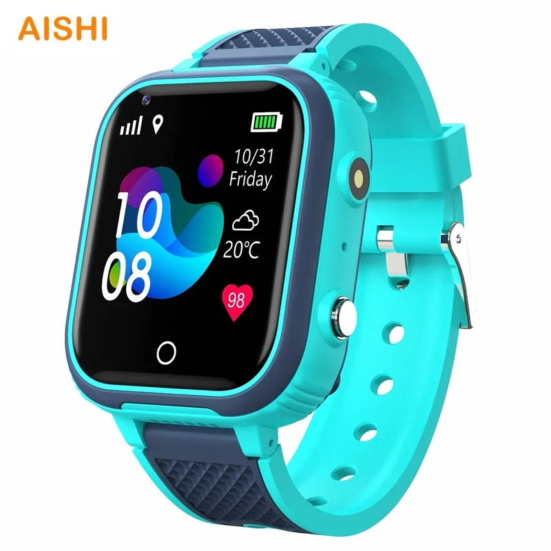 AISHI-reloj inteligente LT21 4G para niños, Smartwatch con rastreador GPS, WiFi, videollamada SOS, cámara impermeable, teléfono para bebé, Chat de voz
