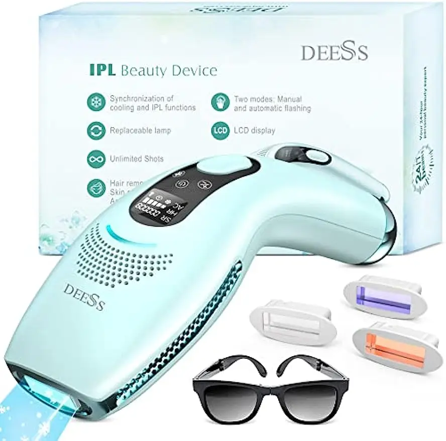 

Laser hair remover IPL hair remover Safe and painless Long-lasting reduction in body and facial hair regrowth Rapid hair removal