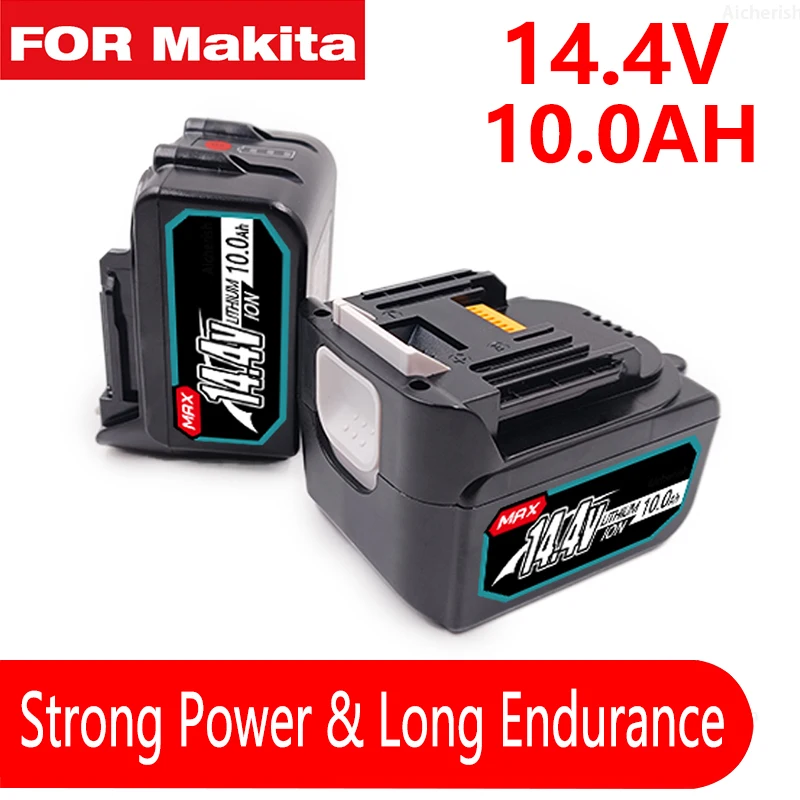 

Литий-ионный аккумулятор BL1460 14,4 В 10000 мАч BL 1430 BL 1440 Lxt 200 BDF 340 TD 131d, аккумулятор для электроинструмента светодиодный светодиодным зарядным уст...