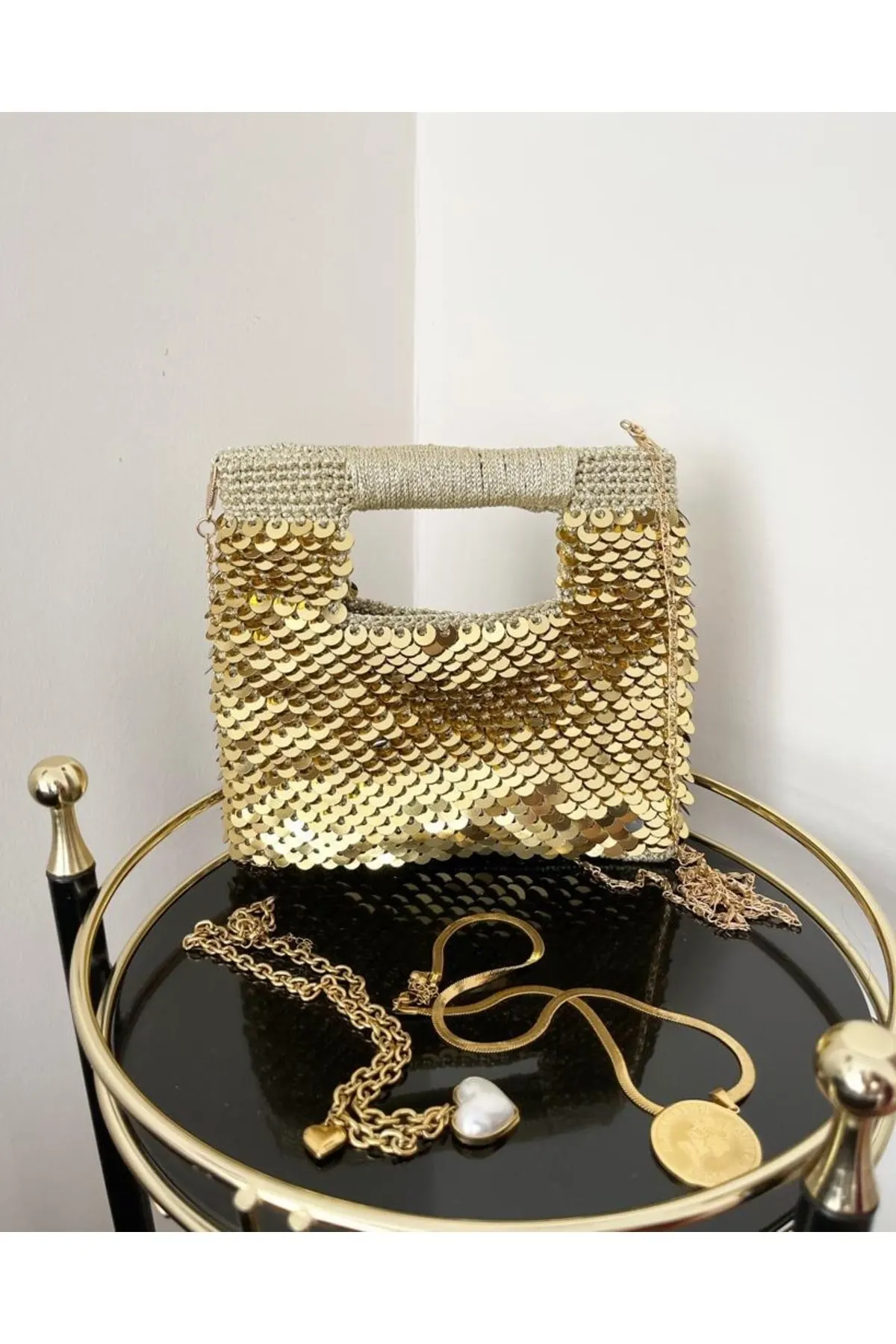 

Женская вечерняя сумка с золотыми блестками, длинный клатч на ремешке, сумка на плечо, сумочки, вечерняя сумка для свадебной вечеринки