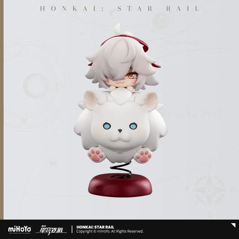 Фото Официальная игрушка Honkai: Star Rail Jing Yuan Shake, высококачественный воблер, милая фигурка в стиле чиби, украшение для рабочего стола, подарок на день рождения №1