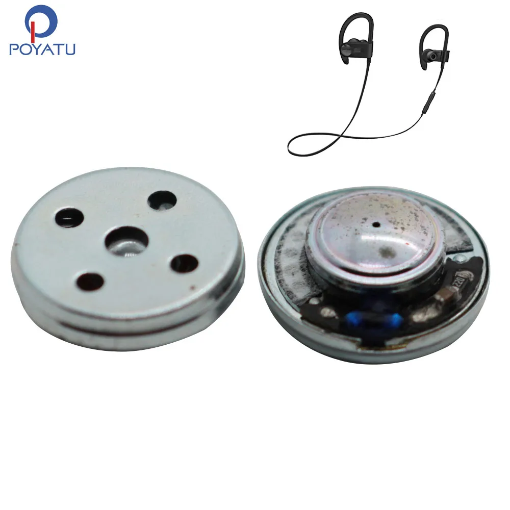 Запасной динамик для Powerbeats3 Powerbeats2 Powerbeats 2 3, громкий динамик «сделай сам», Hi-Fi драйвер, глубокие басы, запасная часть для ремонта звука