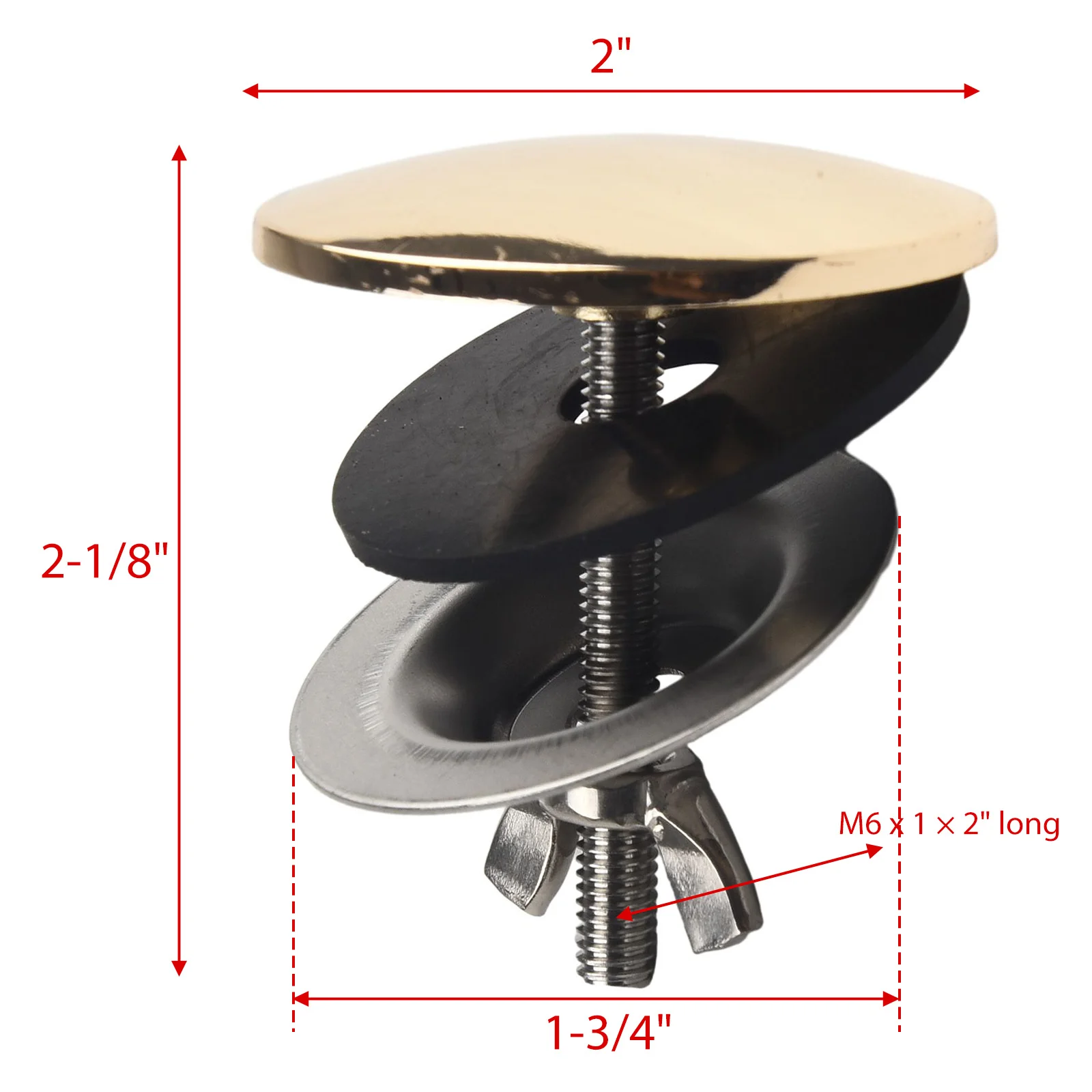 

Faucet Hole Cover Kitchen Sink Plug Bathroom Bathtub Eliminate Clogging High Strength Rust Resistance Stainless Steel