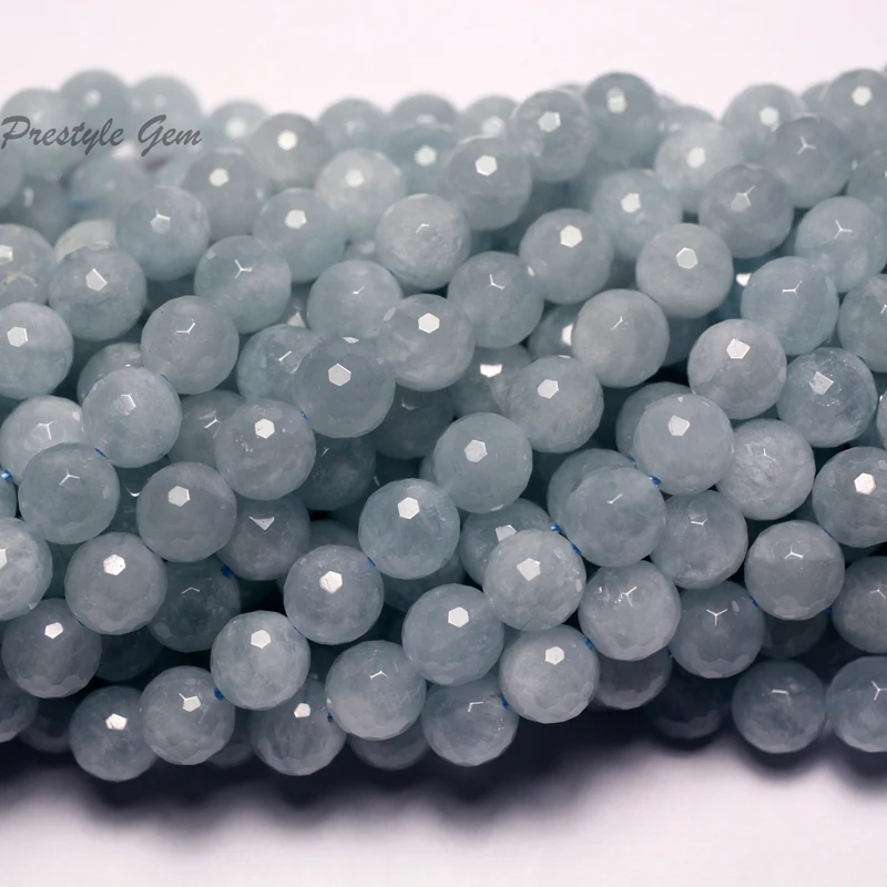 Meihan оптовая продажа (1 нить/комплект) 8 мм бразильские натуральные аквамариновые