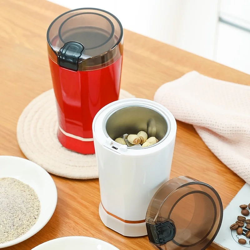 

Coarse Grain Crusher Stainless Steel Pulverizer Household Pulverizer Coffee Grinder Electric Mini Desktop Grinder Spice Grinder