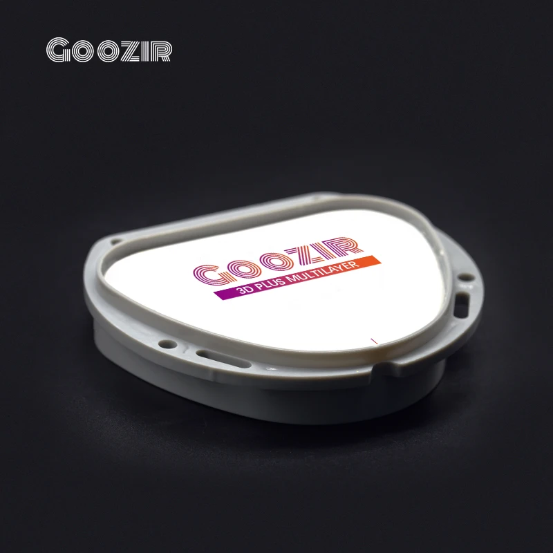 Goozir  89mm A1 3D Multilayer Cad Cam Dental Zirconia Block Zirconia Blocks Dental Lab