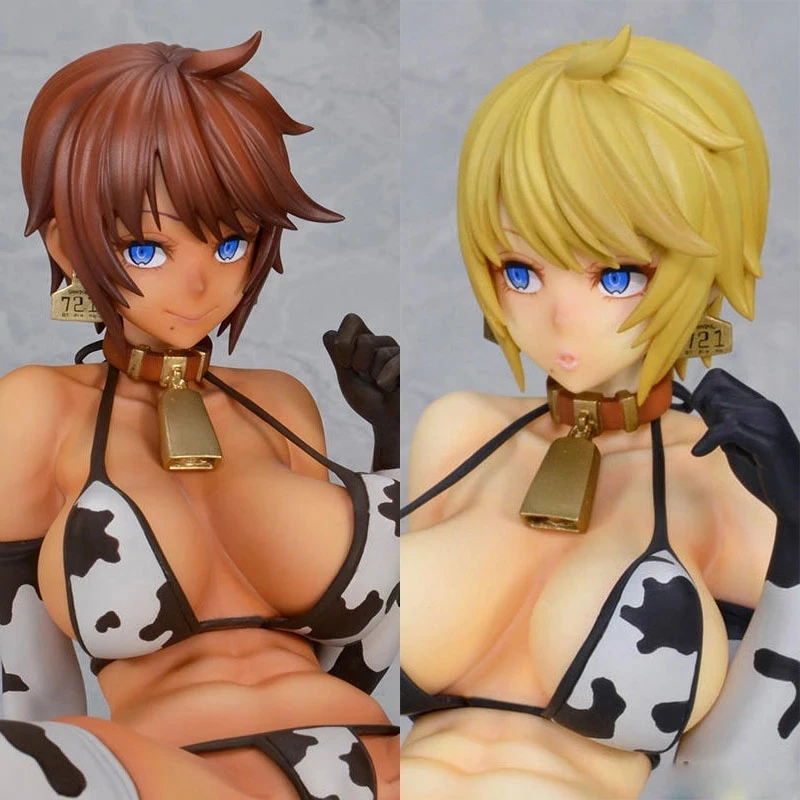 

Фигурки персонажей из ПВХ, 15 см, из аниме «Q-six A Milk Cow Life», 721