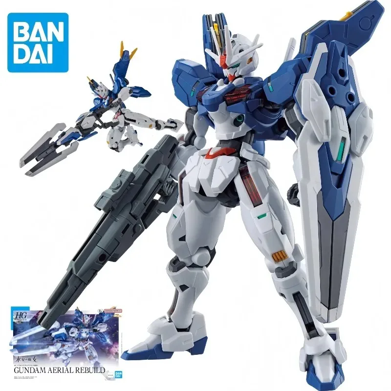 Фото Коллекционная модель Bandai HG 1/144 XVX-016RN Gundam Aerial Rebuild: Фигурка Витчи с Меркурия, аниме-модель, сборный набор, подарок №1