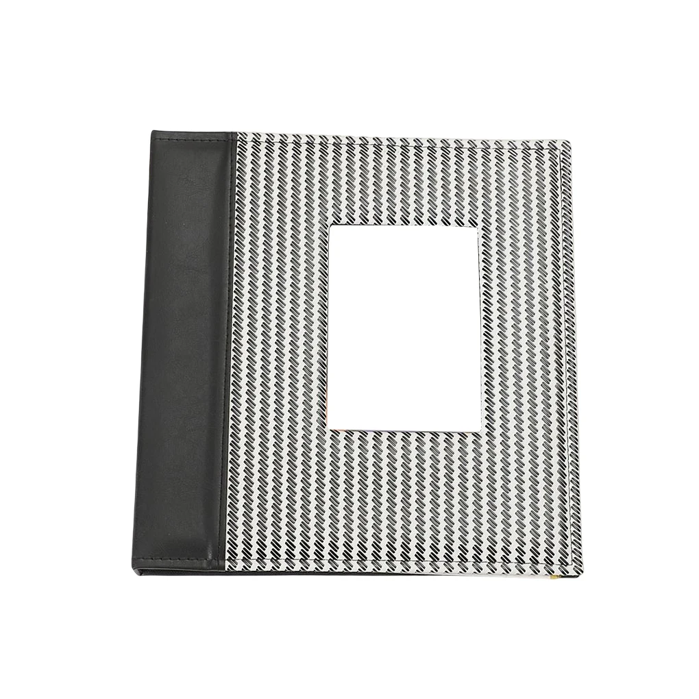 

Art Photo Album with 100 Pockets Memories Picture Box Photograph Book Lightweight Albums Postcard Storage Books Red