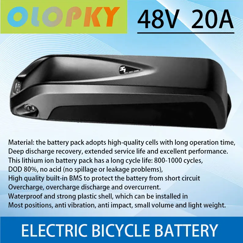

2021 48Velectric bicycle battery Hailong 18650 battery pack 48V 20Ah 52V 17ah20ah 36V 17ah 20Ah powerful bicycle lithium battery