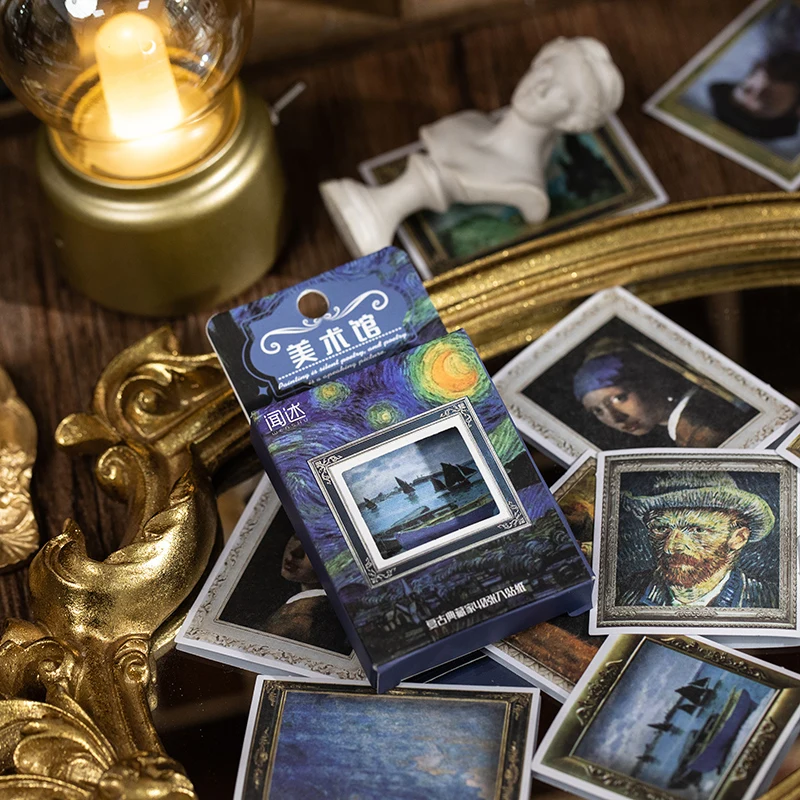 40 шт. винтажные стикеры в виде сказочных цветов |