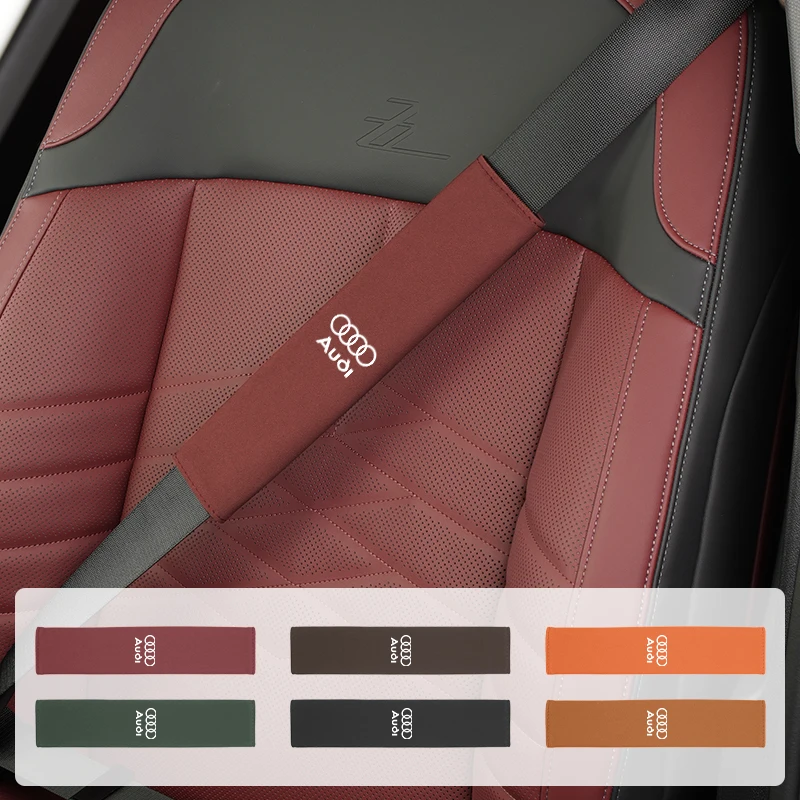 Наплечная Защита для автомобильного ремня безопасности чехол Pad Audi A1 A3 A4 A5 A6 A7 A8 Q2