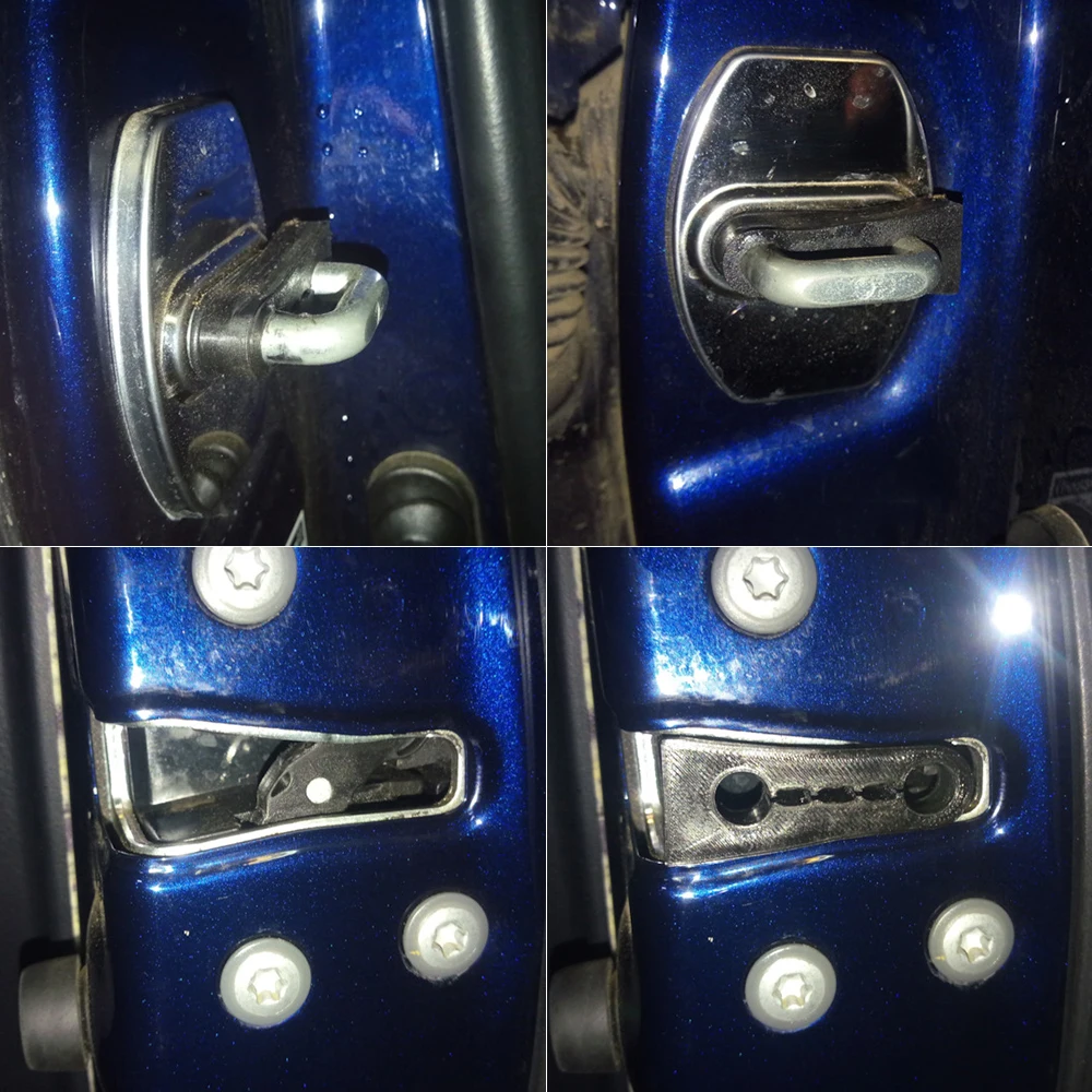 Car Door Lock Buffer Damping Shock Absorber For Toyota RAV 4 XA40 XA30 XA20 2001 - 2014 2015 2016 2017 2018 Deadener Accessories images - 6