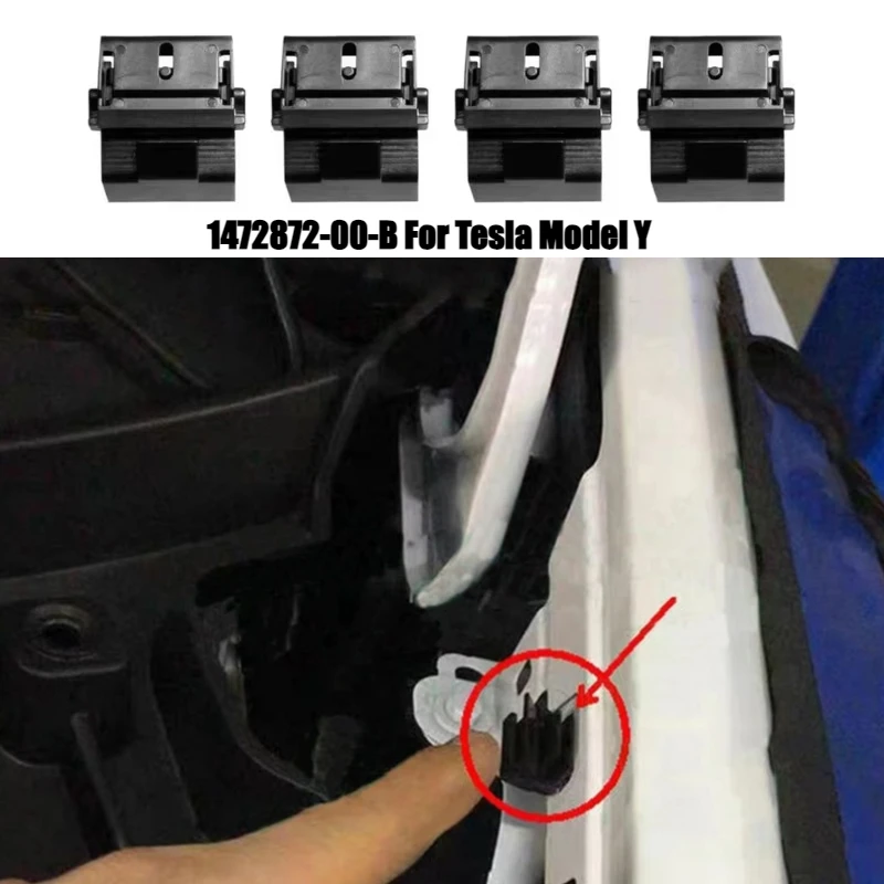 Для Тесла Модель Y 1472872 -00-B Автомобильные аксессуары передний бампер пряжка